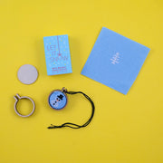 Christmas Bauble Let It Snow - Mini Cross Stitch in a Matchbox