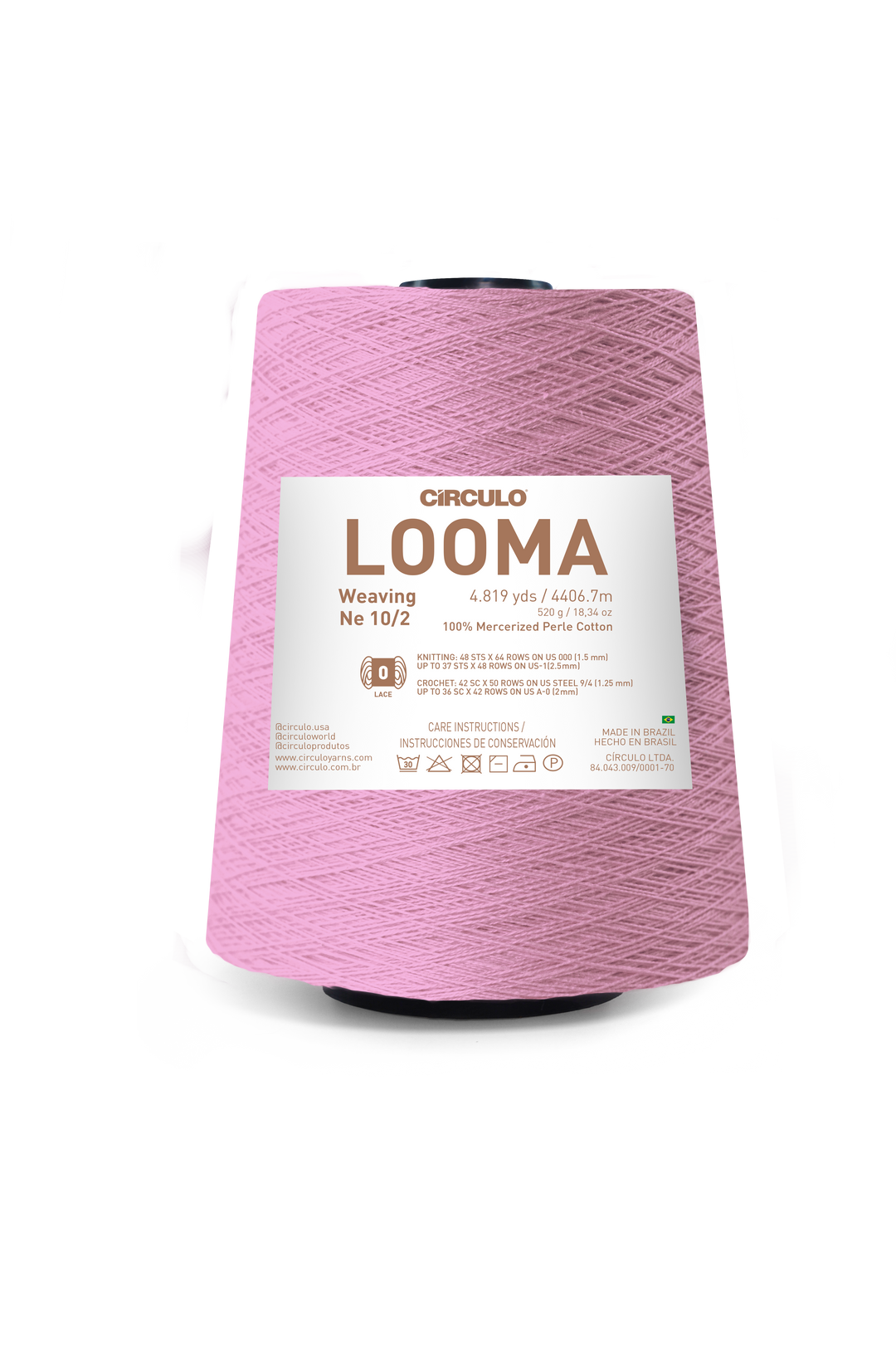 Looma 10/2 Mercerized Perle Cotton Weaving Yarn by Circulo