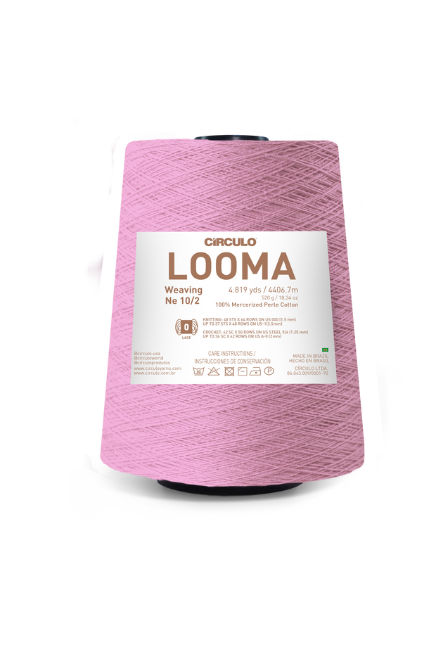Looma 10/2 Mercerized Perle Cotton Weaving Yarn by Circulo