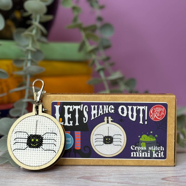 'Let's hang out!' Mini Matchbox Cross Stitch Kit