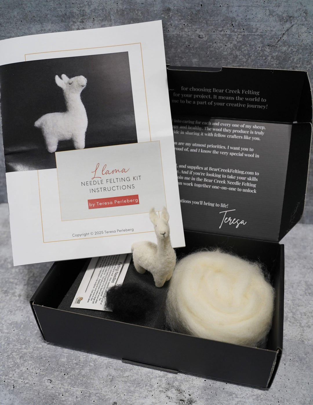 Bear Creek Felting - Felting Kits - Little Llama
