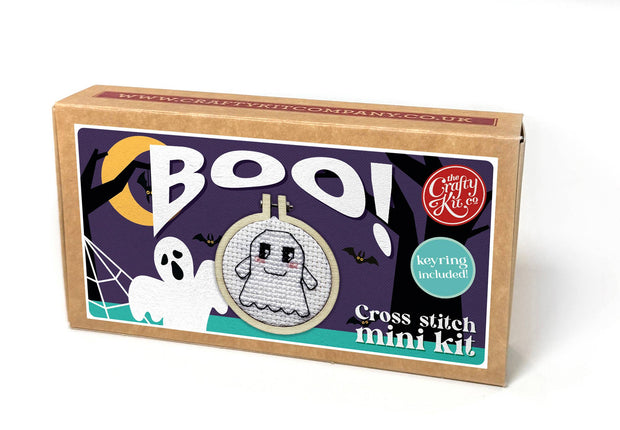 'Boo!' Mini Matchbox Cross Stitch Kit