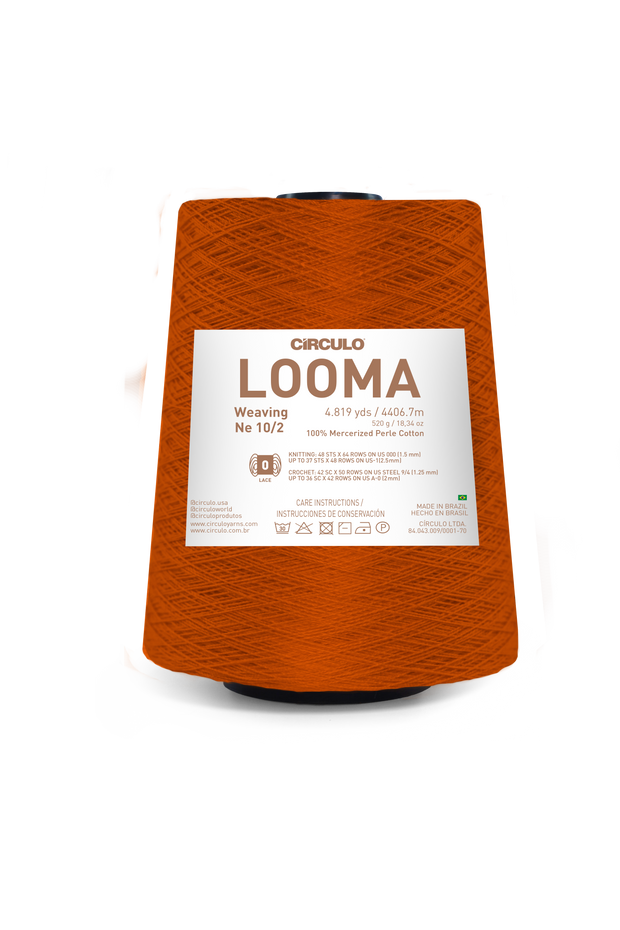 Looma 10/2 Mercerized Perle Cotton Weaving Yarn by Circulo