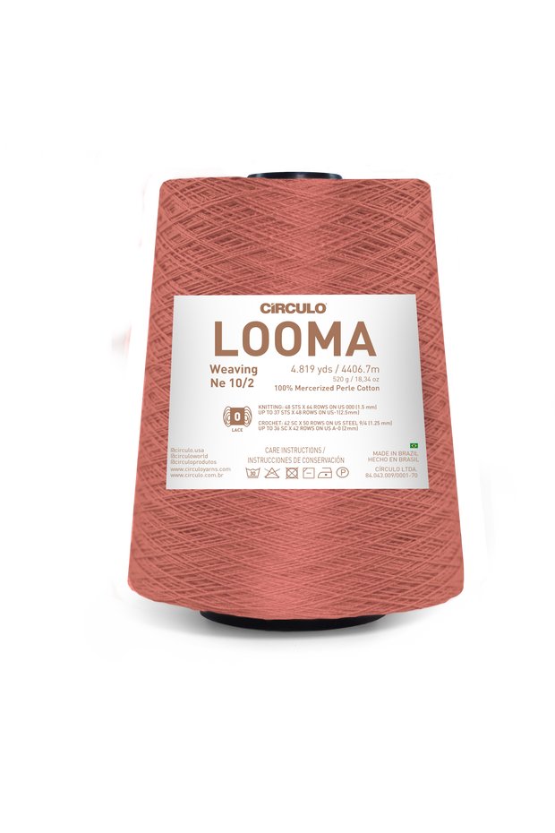 Looma 10/2 Mercerized Perle Cotton Weaving Yarn by Circulo