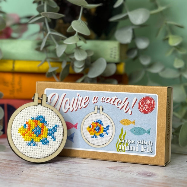 'You're a Catch!' Mini Matchbox Cross Stitch Kit
