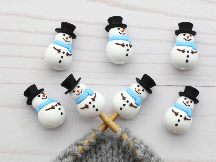 Happy Snowman | Stitch Stoppers