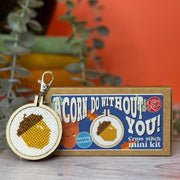 'Acorn do without you!' Mini Matchbox Cross Stitch Kit