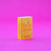 Christmas Bauble Season Greetings - Mini Cross Stitch in a Matchbox