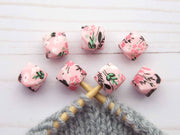 Pretty In Pink Hexagon | Stitch Stoppers Knitting Notions