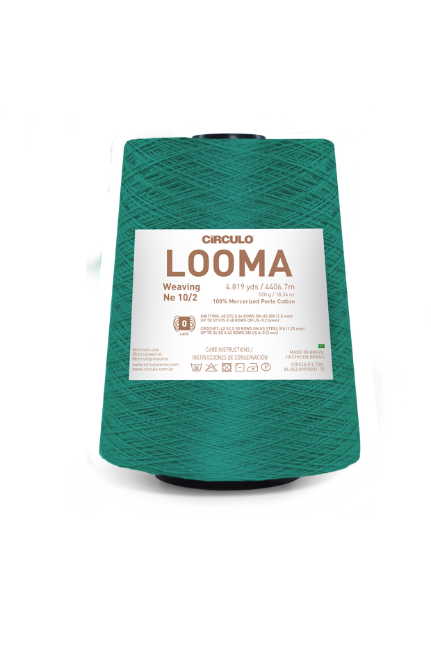 Looma 10/2 Mercerized Perle Cotton Weaving Yarn by Circulo