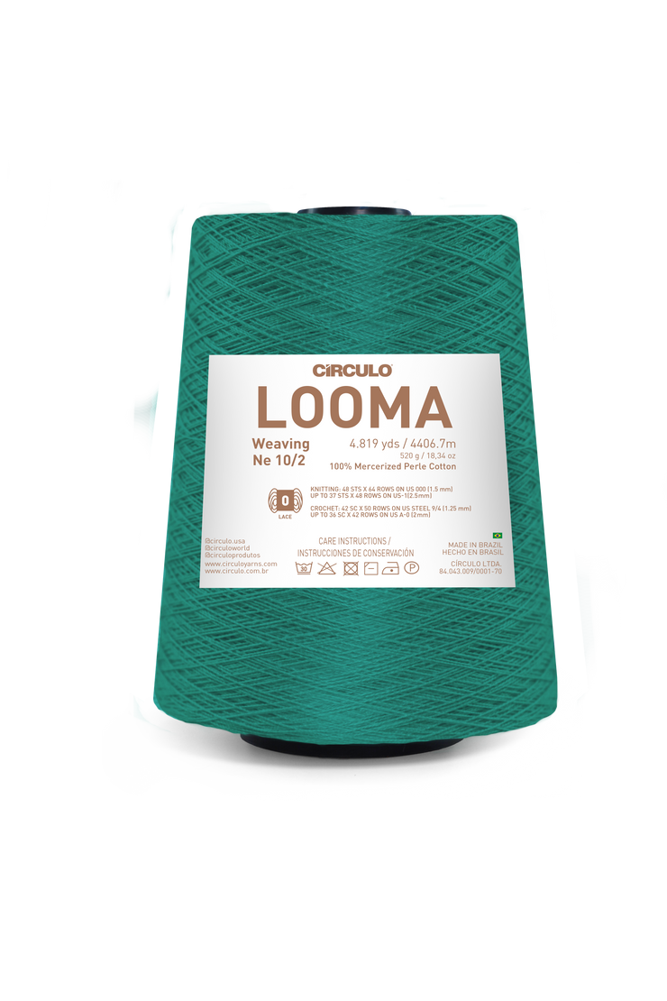 Looma 10/2 Mercerized Perle Cotton Weaving Yarn by Circulo