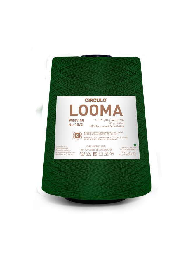 Looma 10/2 Mercerized Perle Cotton Weaving Yarn by Circulo