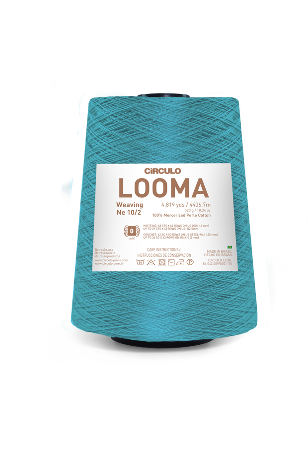 Looma 10/2 Mercerized Perle Cotton Weaving Yarn by Circulo