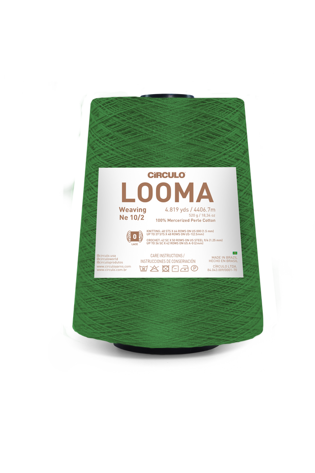 Looma 10/2 Mercerized Perle Cotton Weaving Yarn by Circulo