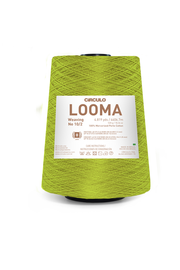 Looma 10/2 Mercerized Perle Cotton Weaving Yarn by Circulo