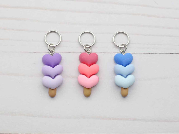 Pastel Hearts | Stitch Markers