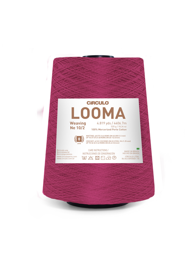 Looma 10/2 Mercerized Perle Cotton Weaving Yarn by Circulo
