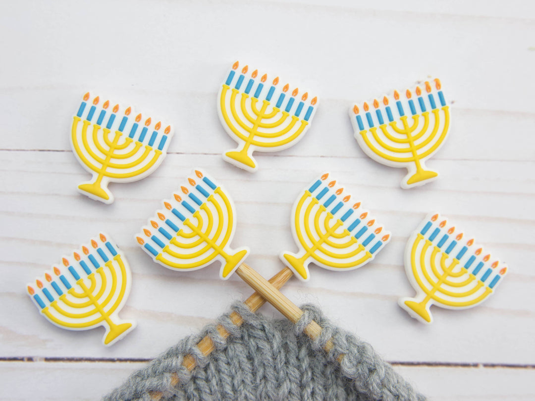 Menorah | Stitch Stoppers Point Protectors Knitting