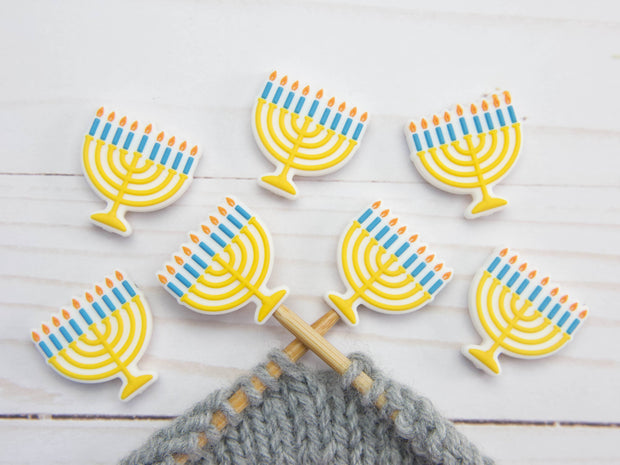 Menorah | Stitch Stoppers Point Protectors Knitting