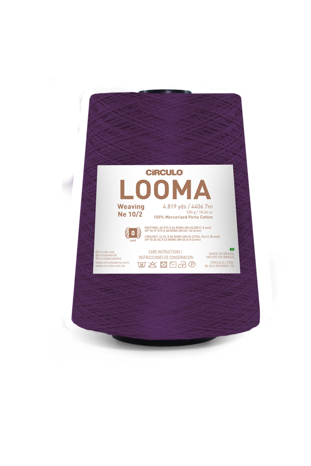 Looma 10/2 Mercerized Perle Cotton Weaving Yarn by Circulo
