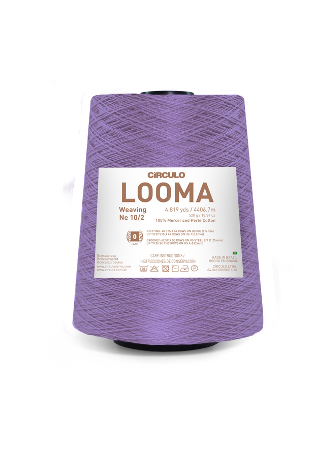 Looma 10/2 Mercerized Perle Cotton Weaving Yarn by Circulo
