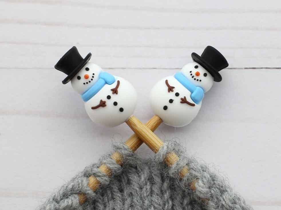 Happy Snowman | Stitch Stoppers