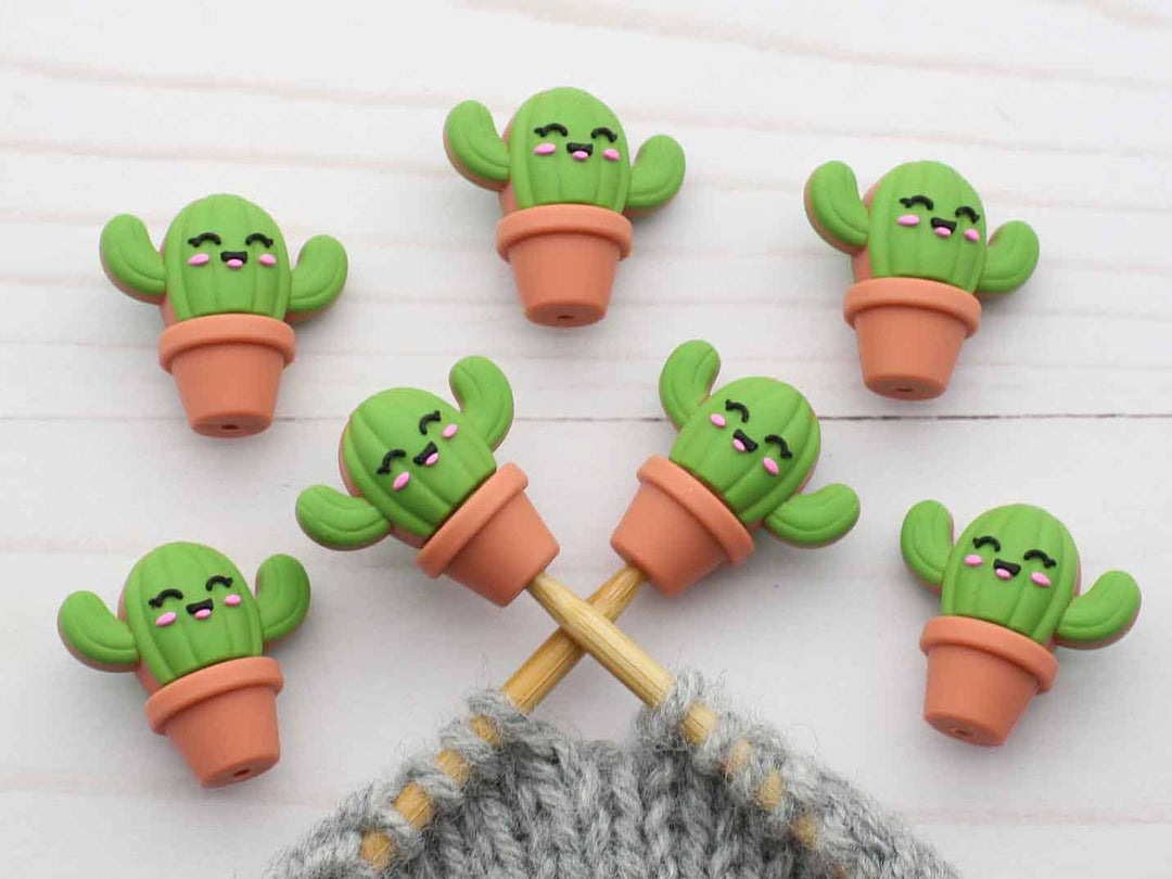 Happy Cactus | Stitch Stoppers