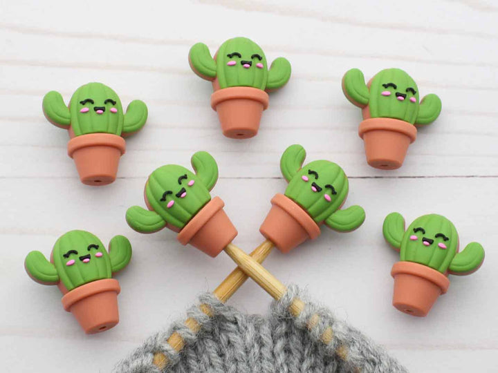 Happy Cactus | Stitch Stoppers