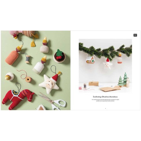 Ricorumi Christmas Crochet Pattern Book by Rico Design