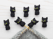 Little Black Cat | Stitch Stoppers Knitting Notions