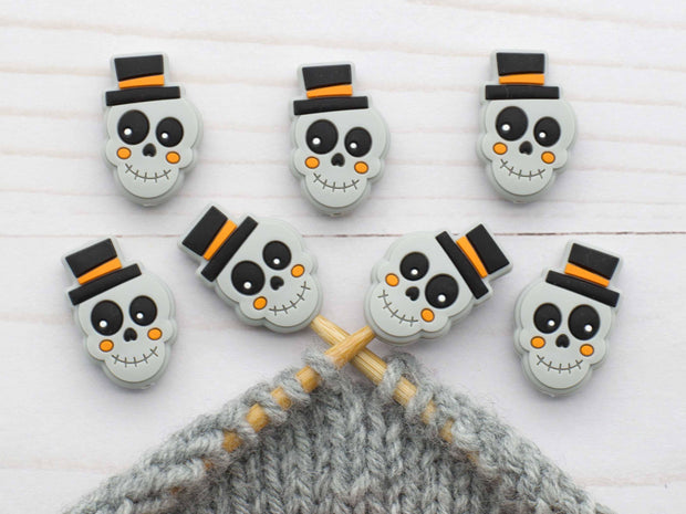 Halloween Skull | Stitch Stoppers Knitting Notions