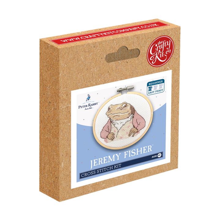 Beatrix Potter - Jeremy Fisher Mini Cross Stitch Kit