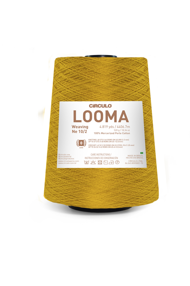 Looma 10/2 Mercerized Perle Cotton Weaving Yarn by Circulo