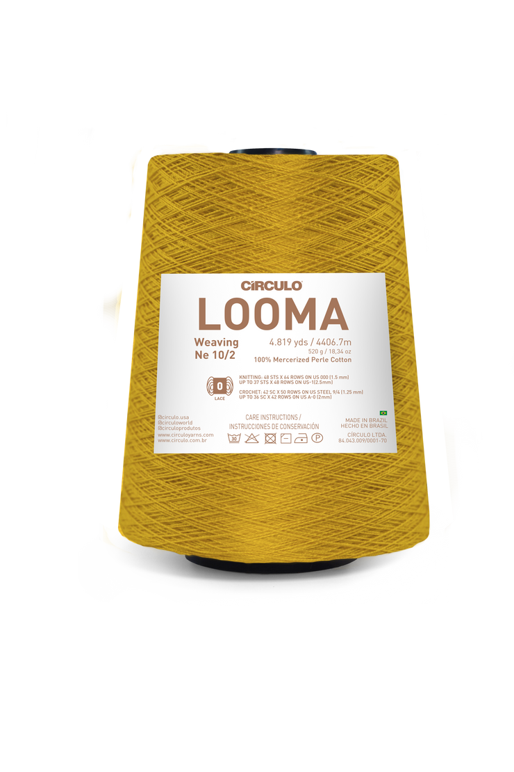 Looma 10/2 Mercerized Perle Cotton Weaving Yarn by Circulo
