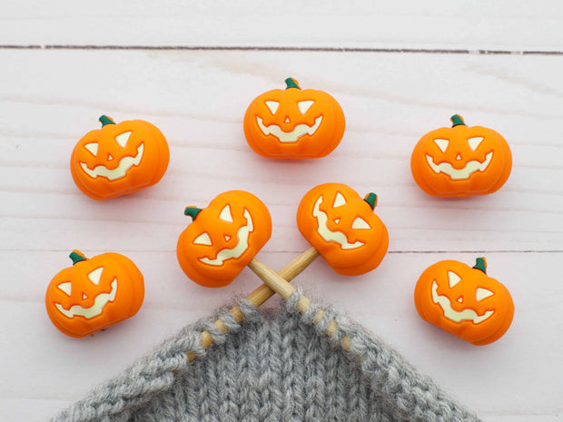 Festive Pumpkin | Stitch Stoppers Knitting Notions