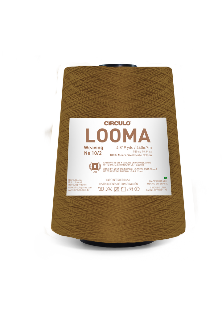 Looma 10/2 Mercerized Perle Cotton Weaving Yarn by Circulo