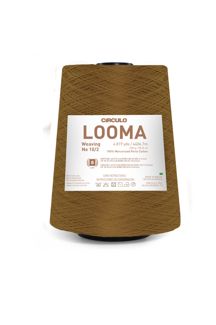 Looma 10/2 Mercerized Perle Cotton Weaving Yarn by Circulo