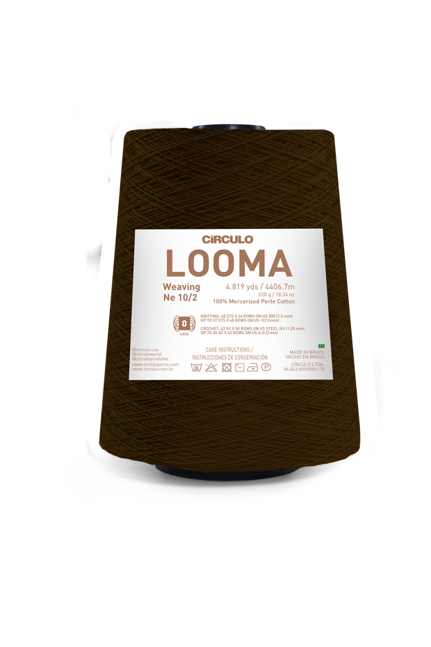 Looma 10/2 Mercerized Perle Cotton Weaving Yarn by Circulo