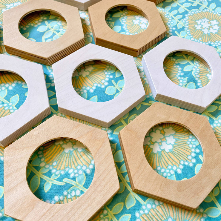 Hexagon Embroidery Hoop Frame for 4" Hoops