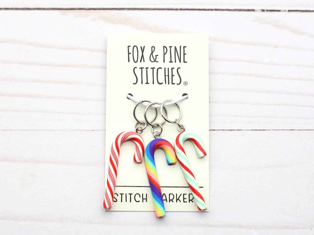 Candy Cane | Stitch Markers