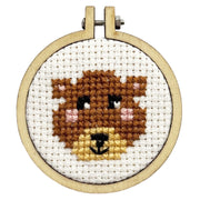 'Bear with me, I'm stitching' Mini Matchbox Cross Stitch Kit