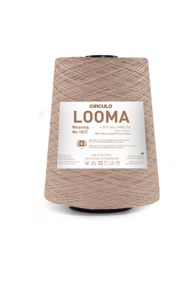 Looma 10/2 Mercerized Perle Cotton Weaving Yarn by Circulo