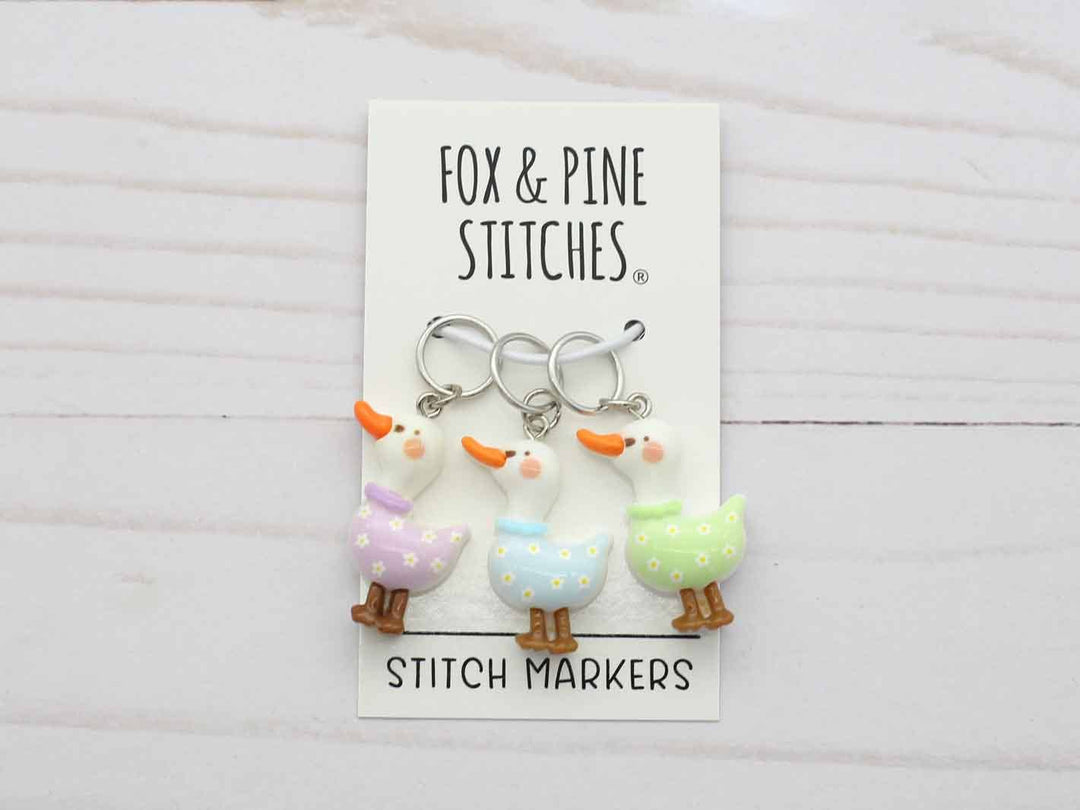Porch Goose | Stitch Markers