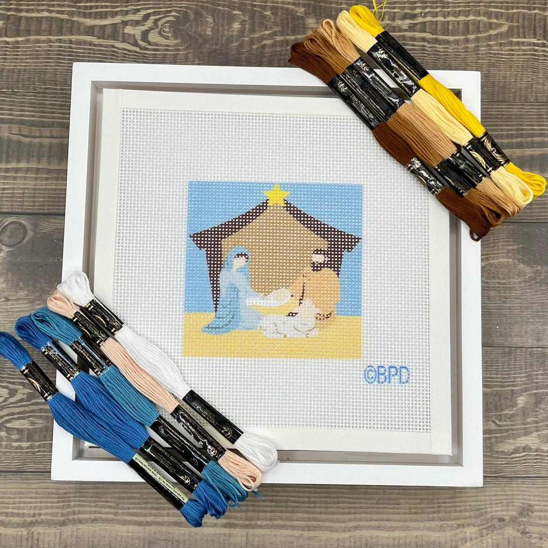 Nativity Needlepoint Design
