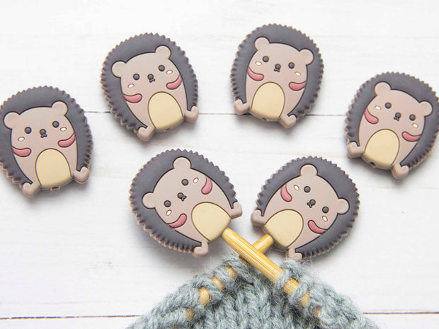 Brown Hedgehog | Stitch Stoppers Point Protectors