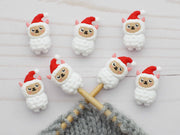 Festive Llama | Stitch Stoppers Knitting Notions