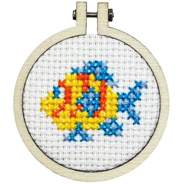 'You're a Catch!' Mini Matchbox Cross Stitch Kit – Icon Fiber Arts