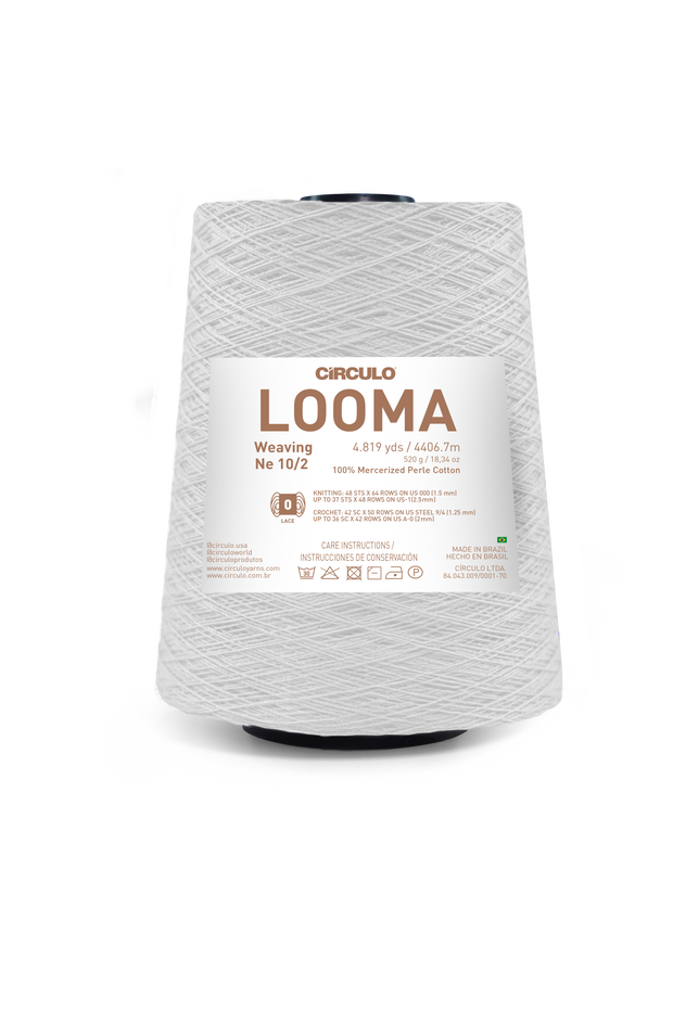 Looma 10/2 Mercerized Perle Cotton Weaving Yarn by Circulo