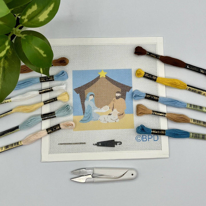Nativity Needlepoint Design