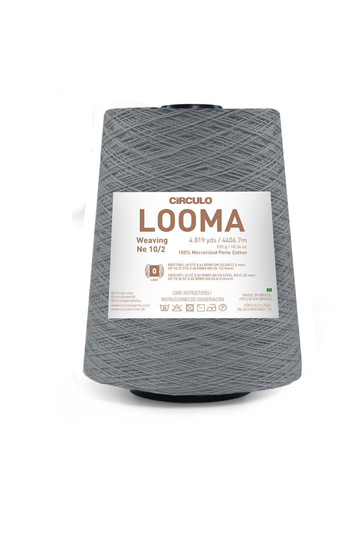 Looma 10/2 Mercerized Perle Cotton Weaving Yarn by Circulo